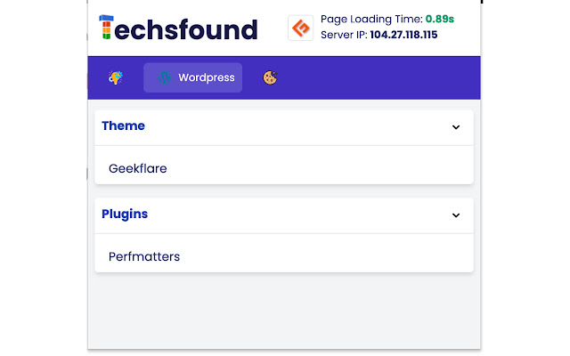 TechsFound chrome谷歌浏览器插件_扩展第5张截图