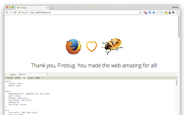 Firebug Lite for Google Chrome chrome谷歌浏览器插件_扩展第3张截图