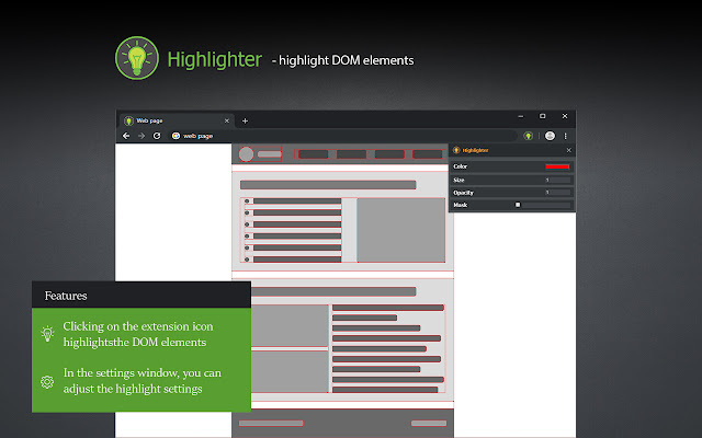 DOM Highlighter chrome谷歌浏览器插件_扩展第1张截图
