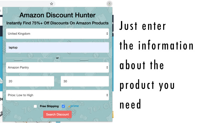 Amazon Discount Hunter chrome谷歌浏览器插件_扩展第3张截图