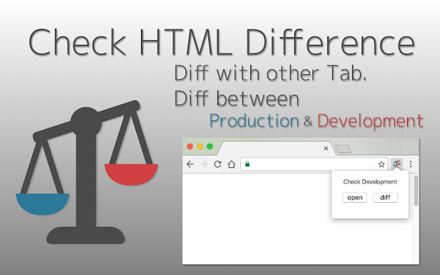 HTML Diff Check Tool chrome谷歌浏览器插件_扩展第1张截图