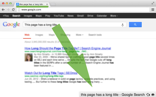 Show Title Tag chrome谷歌浏览器插件_扩展第1张截图