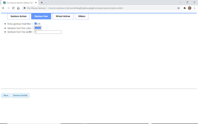 Our Mouse Gesture chrome谷歌浏览器插件_扩展第2张截图