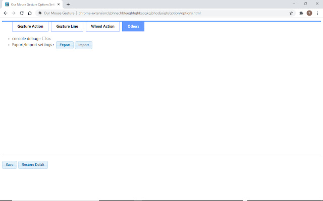 Our Mouse Gesture chrome谷歌浏览器插件_扩展第3张截图