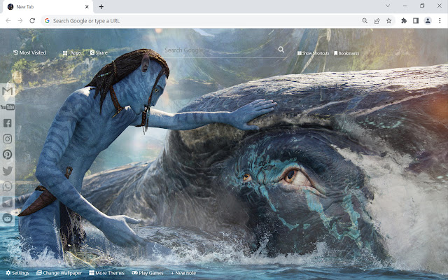 Avatar The Way of Water Wallpaper chrome谷歌浏览器插件_扩展第4张截图