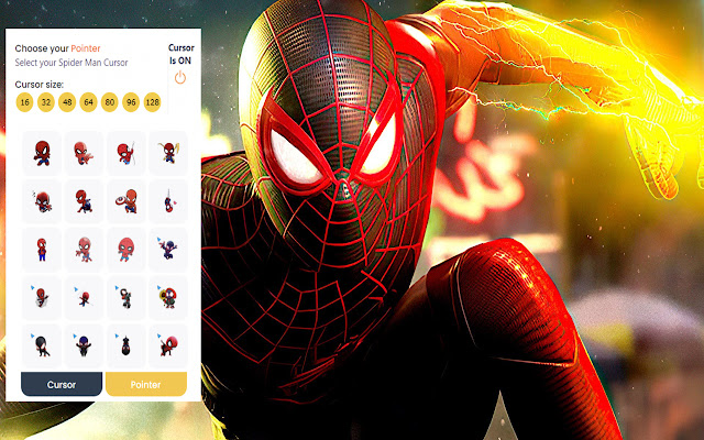 Spider Man Cursor chrome谷歌浏览器插件_扩展第1张截图