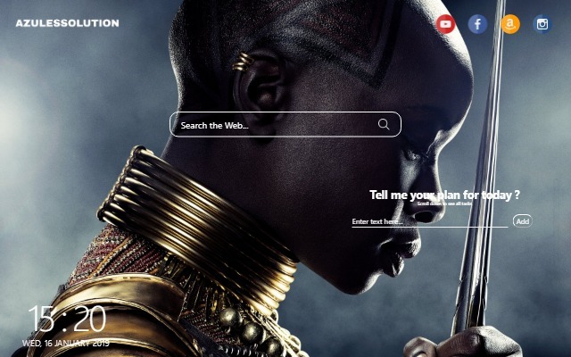 Black Panther Wallpaper - New Tab Theme chrome谷歌浏览器插件_扩展第4张截图