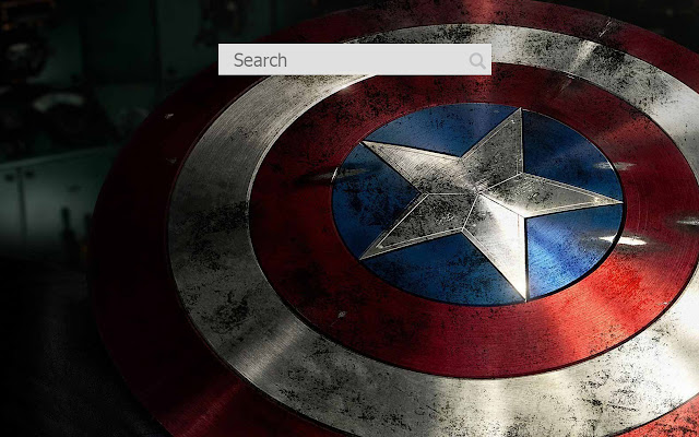 Captain America Wallpaper New Tab chrome谷歌浏览器插件_扩展第1张截图