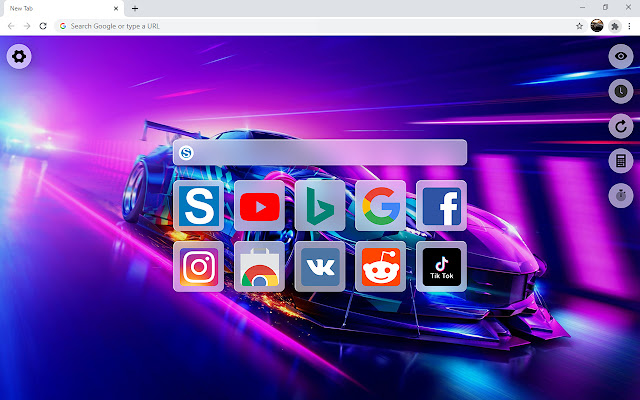 Super Sports Car HD Wallpaper New Tab chrome谷歌浏览器插件_扩展第1张截图