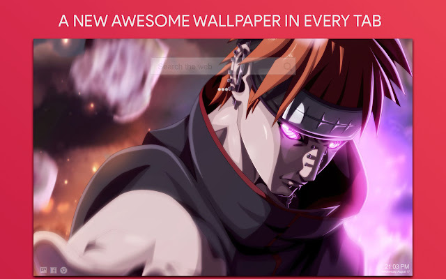 Naruto Wallpaper HD Custom New Tab chrome谷歌浏览器插件_扩展第5张截图