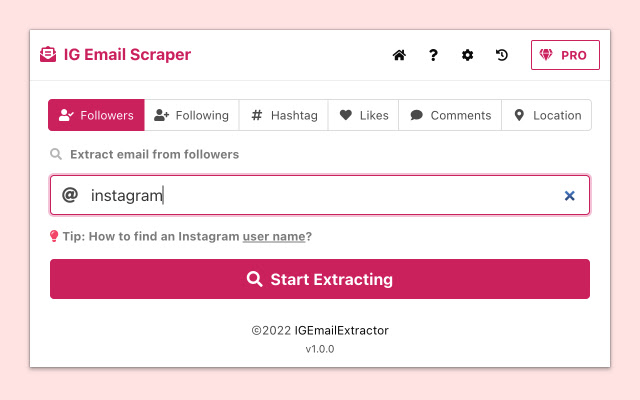 IG Email Scraper - IG Email Extractor chrome谷歌浏览器插件_扩展第1张截图
