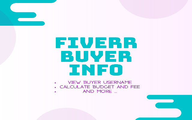 Fiverr Buyer Info chrome谷歌浏览器插件_扩展第1张截图