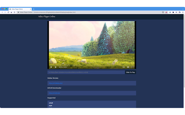 Video Player Online chrome谷歌浏览器插件_扩展第1张截图
