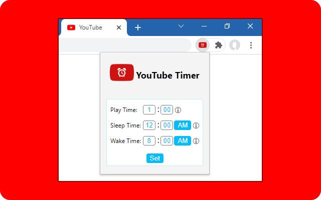 YouTube Sleep Timer chrome谷歌浏览器插件_扩展第1张截图