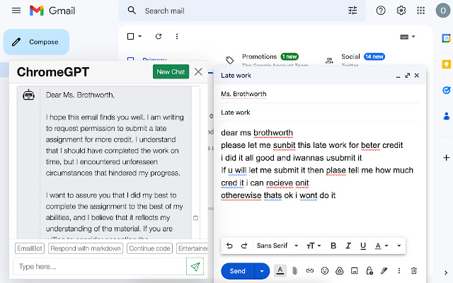 ChromeGPT chrome谷歌浏览器插件_扩展第1张截图