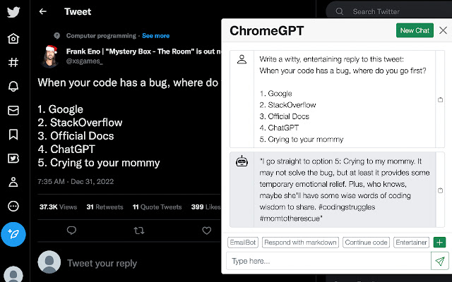 ChromeGPT chrome谷歌浏览器插件_扩展第4张截图