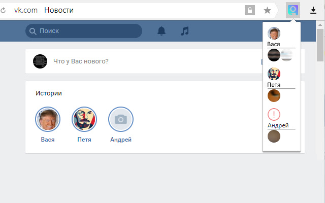 Сохранение историй ВК. Анонимно. chrome谷歌浏览器插件_扩展第1张截图