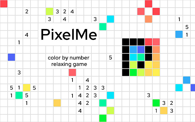 Pixel.me - relaxing game for Chrome chrome谷歌浏览器插件_扩展第1张截图