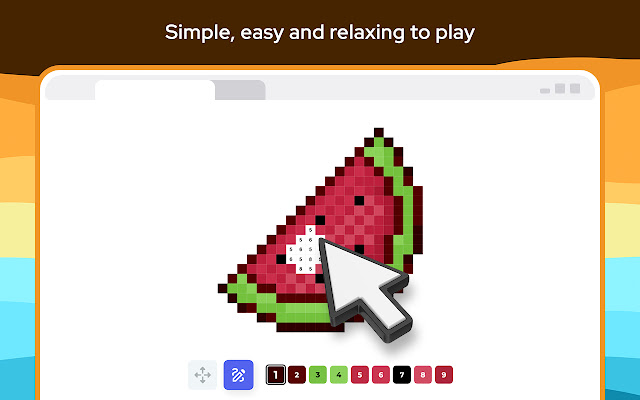 Pixel.me - relaxing game for Chrome chrome谷歌浏览器插件_扩展第2张截图