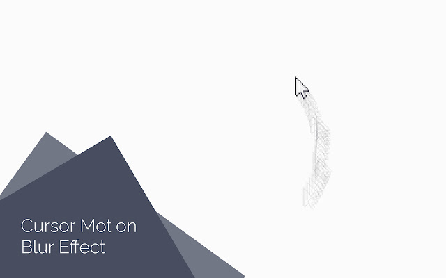 Cursor Motion Blur chrome谷歌浏览器插件_扩展第1张截图