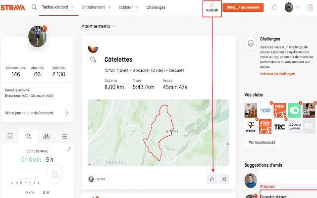 Strava Kudo All chrome谷歌浏览器插件_扩展第1张截图