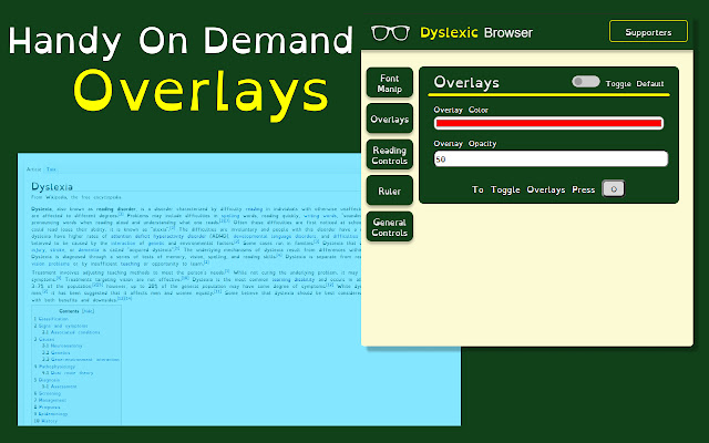 Dyslexic Browser chrome谷歌浏览器插件_扩展第5张截图