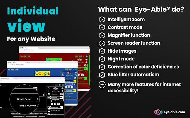 Eye-Able® - Accessibility Assistant chrome谷歌浏览器插件_扩展第1张截图