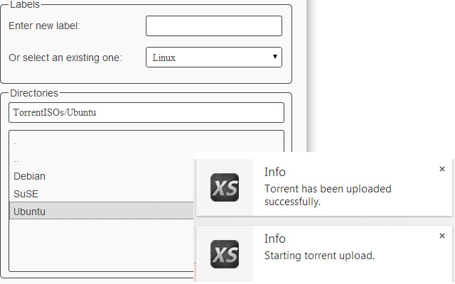 Xirvik .torrent to seedbox uploader chrome谷歌浏览器插件_扩展第4张截图