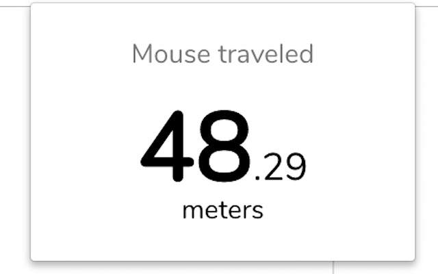 Cursor Traveler: mouse move counter chrome谷歌浏览器插件_扩展第2张截图