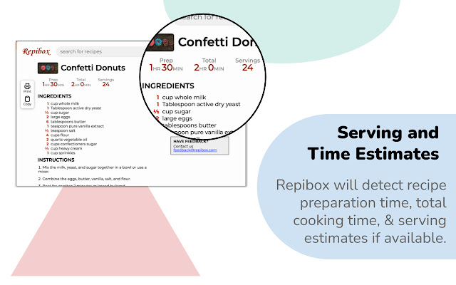 Repibox - Recipe Viewer Extension chrome谷歌浏览器插件_扩展第3张截图