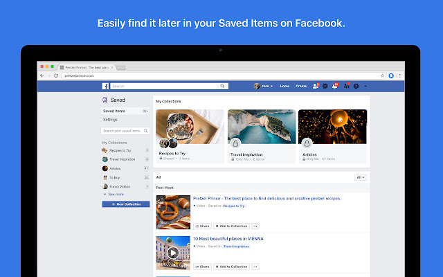 Save to Facebook chrome谷歌浏览器插件_扩展第3张截图