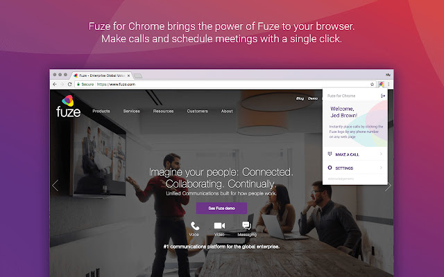 Fuze for Chrome chrome谷歌浏览器插件_扩展第1张截图