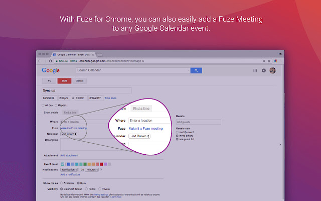 Fuze for Chrome chrome谷歌浏览器插件_扩展第4张截图