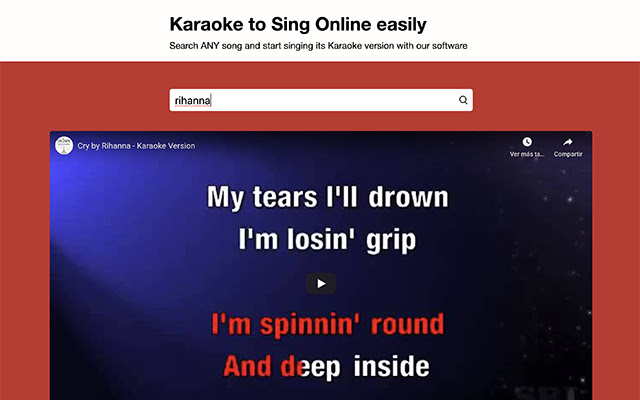 Karaoke Online: Sing Songs with Lyrics chrome谷歌浏览器插件_扩展第1张截图