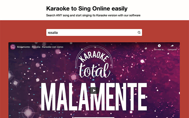 Karaoke Online: Sing Songs with Lyrics chrome谷歌浏览器插件_扩展第2张截图