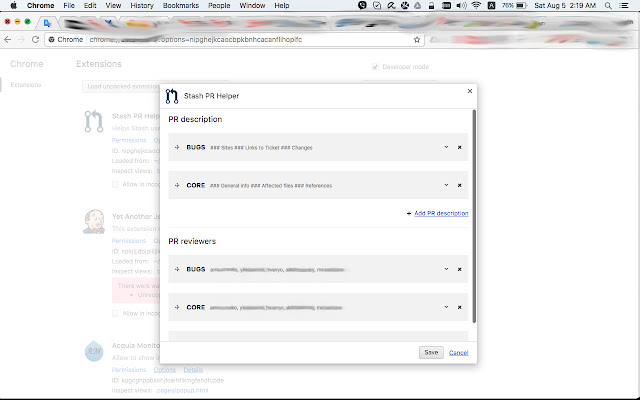 Stash PR Helper chrome谷歌浏览器插件_扩展第1张截图