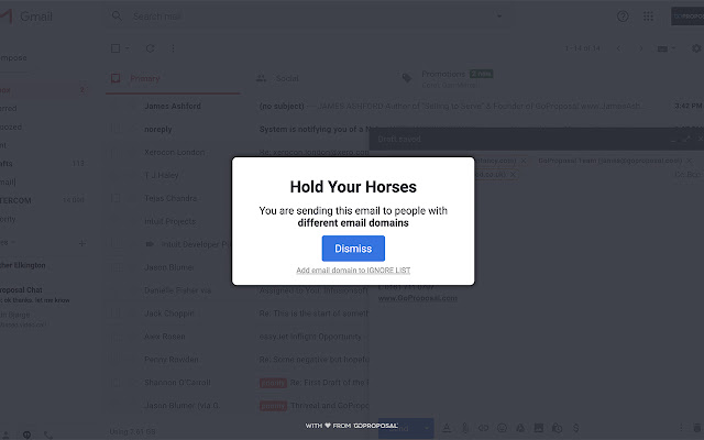 HOLD YOUR HORSES for Gmail & Outlook chrome谷歌浏览器插件_扩展第1张截图