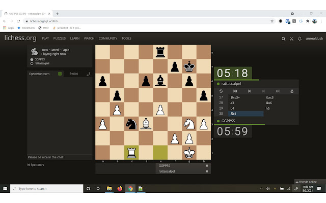 Lichess Unrated chrome谷歌浏览器插件_扩展第1张截图