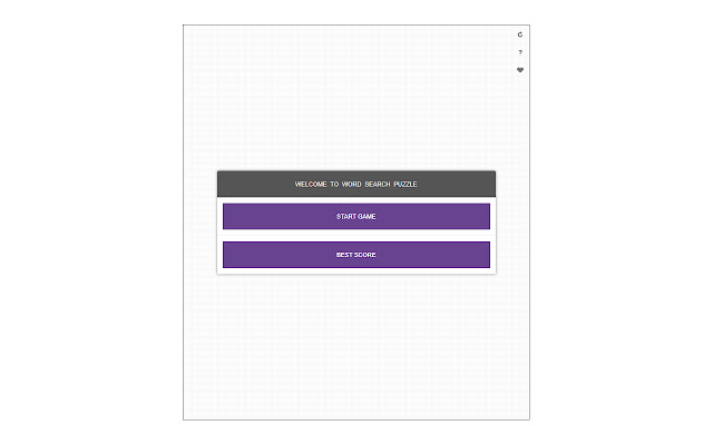 Word Search Puzzle chrome谷歌浏览器插件_扩展第1张截图