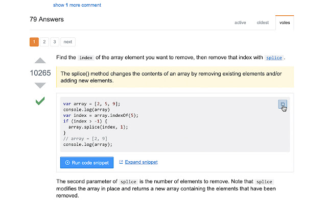 Stack Overflow Copy Code chrome谷歌浏览器插件_扩展第2张截图