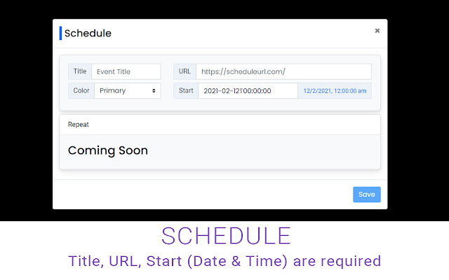 Schedule URL [DEV] chrome谷歌浏览器插件_扩展第2张截图