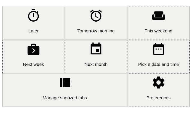 Tab Snooze chrome谷歌浏览器插件_扩展第1张截图