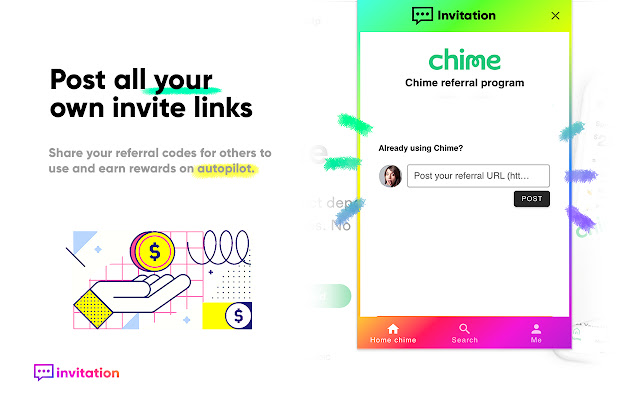 Invitation ← referral & coupon codes chrome谷歌浏览器插件_扩展第3张截图