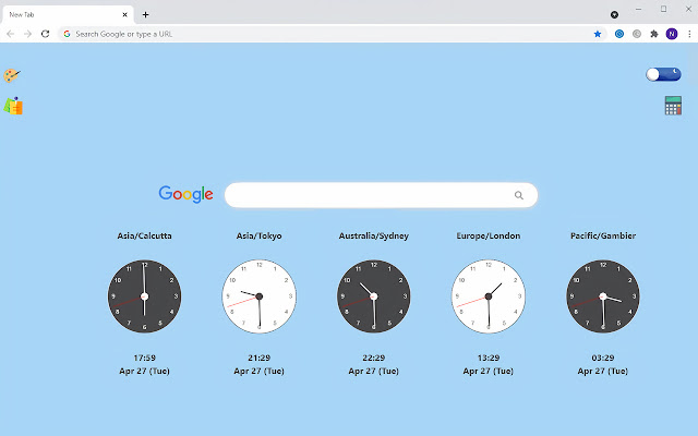 World Clock with Sticky Notes & Calculator chrome谷歌浏览器插件_扩展第1张截图