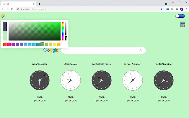 World Clock with Sticky Notes & Calculator chrome谷歌浏览器插件_扩展第3张截图