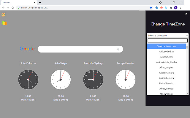World Clock with Sticky Notes & Calculator chrome谷歌浏览器插件_扩展第4张截图