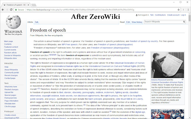 ZeroWiki chrome谷歌浏览器插件_扩展第2张截图