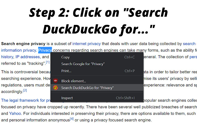 Search With DuckDuckGo chrome谷歌浏览器插件_扩展第2张截图