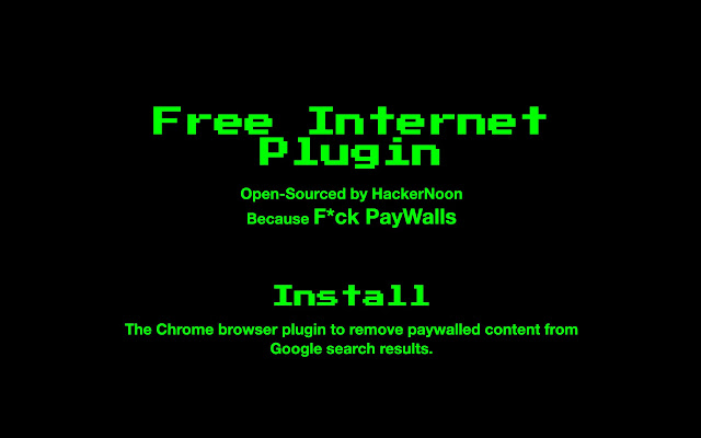 The Free Internet Plugin! chrome谷歌浏览器插件_扩展第1张截图