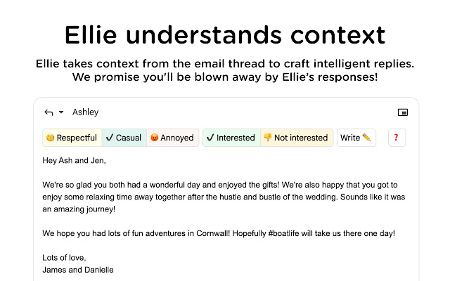 Ellie - Your AI Email Assistant chrome谷歌浏览器插件_扩展第3张截图